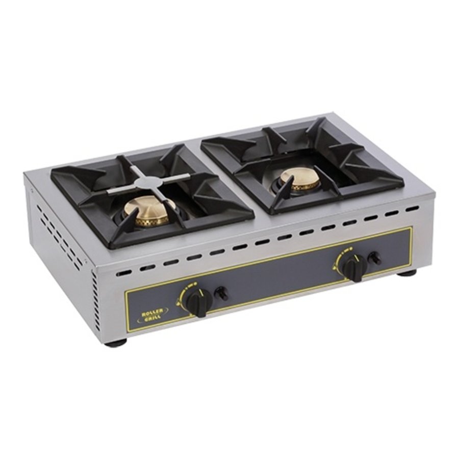 Cuisinière à gaz | 12000W | acier inoxydable | 19,5 x 69 x 51 cm