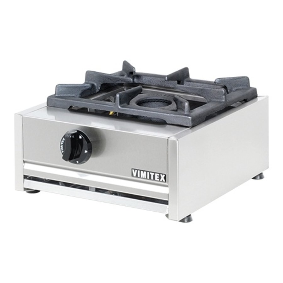 Cuisinière à gaz | 7000W | acier inoxydable | 20 x 38,5 x 40 cm