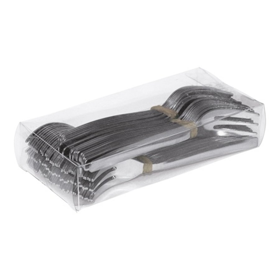 Fourchette à pâtisserie gamme économique | acier inoxydable | 12 cm | 60 pièces