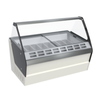 Ice cream display case | -15/-22°C | 230V | 141x77x65.3cm
