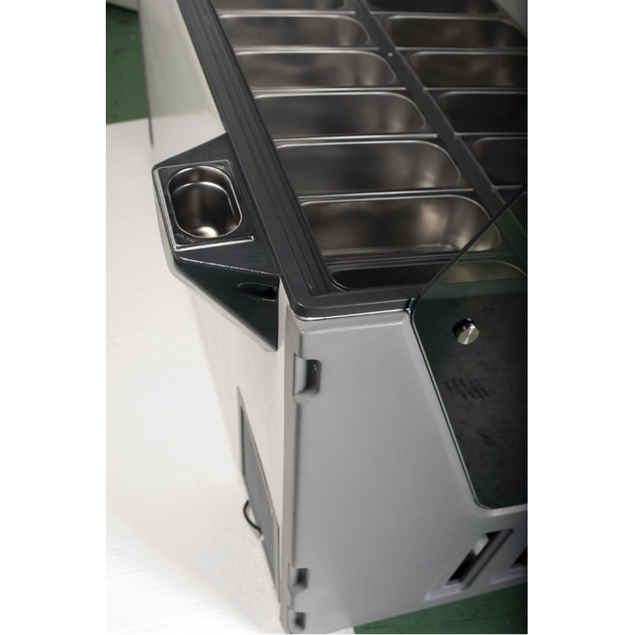 Ice cream display case | -15/-22°C | 230V | 141x77x65.3cm