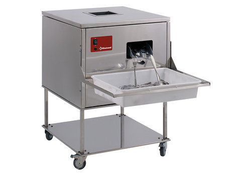  HorecaTraders Poliermachine voor bestek | 7000-8000 st/u | 62x65x87(h)cm 