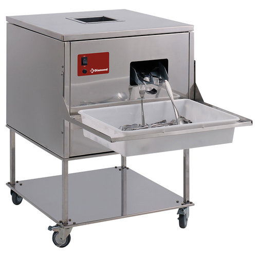  HorecaTraders Poliermachine voor bestek | 7000-8000 st/u | 62x65x87(h)cm 