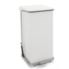 HorecaTraders Poubelle à pédale avec couvercle à charnière 90L | 44x44x77(h)cm