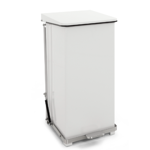  HorecaTraders Pedal bin with hinged lid 90L | 44x44x77 (h) cm 