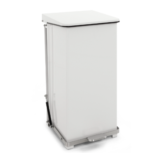  HorecaTraders Pedal bin with hinged lid 90L | 44x44x77(h)cm 