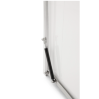 Pedal bin with hinged lid 90L | 44x44x77(h)cm
