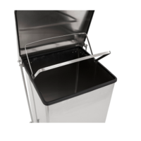 Treteimer mit Klappdeckel 90L | 44x44x77(h)cm