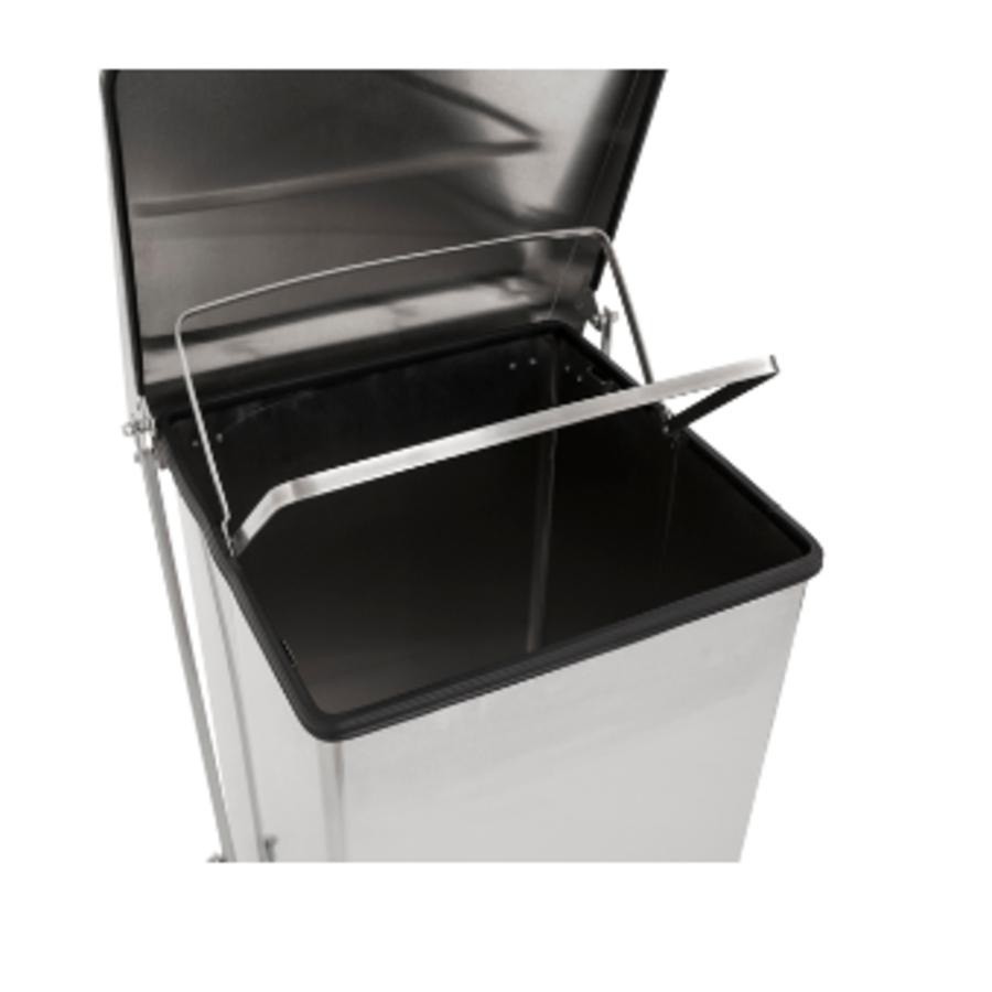 Treteimer mit Klappdeckel 90L | 44x44x77(h)cm