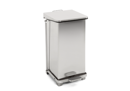  HorecaTraders Pedal bin with hinged lid 45L | 37x37x59 (h) cm 
