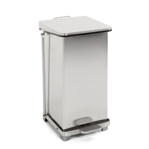  HorecaTraders Pedal bin with hinged lid 45L | 37x37x59 (h) cm 