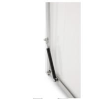 Pedal bin with hinged lid 152L | 53.5x53.8x78(h)cm