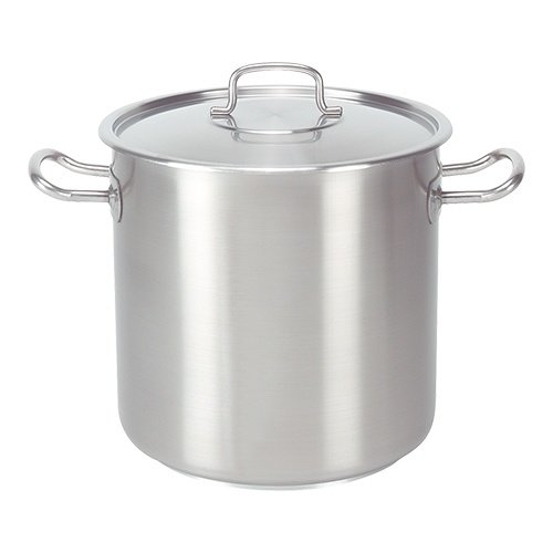  HorecaTraders Casserole Stainless Steel High | Ø18cm | 4.5L | gas, induction, ceramic 