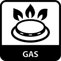 Kookpan RVS Hoog | Ø24cm | 8.7L | Rood | gas, elektrisch, keramisch