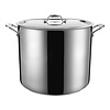 Casserole Stainless Steel High | Ø28cm | 16.3L | gas, induction, ceramic