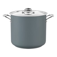 Casserole Stainless Steel High | Ø28cm | 13.6L | Gray | gas, induction, ceramic