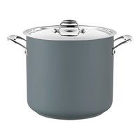 Kookpan RVS Hoog | Ø28cm | 13.6L | Grijs | gas, inductie, keramisch