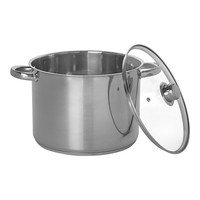 Cooking pot medium | stainless steel | 10 Liters | 26cmØ | Gas, electric, ceramic