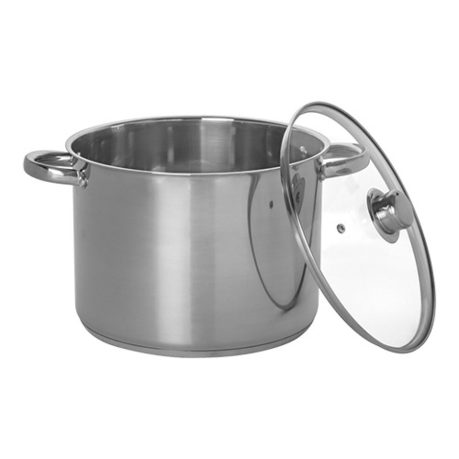 Poêle de cuisson moyenne | acier inoxydable | 10 litres | 26 cm Ø | Gaz, électrique, céramique