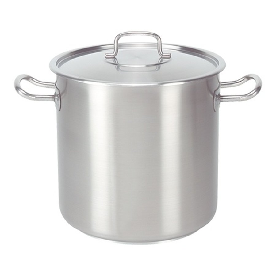 Kookpan RVS Hoog | Ø30cm | 21.2L | gas, inductie, keramisch