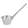 HorecaTraders Schöpfpfanne | Aluminium | Edelstahl | 1 Liter | Ø18 cm
