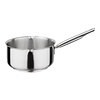 HorecaTraders Saucepan | Stainless steel | 1.5 Liter | Ø16 cm | Gas, electric, induction, ceramic