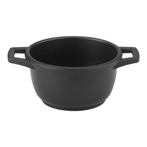  HorecaTraders Casserole | Aluminum | Ø12 cm | Gas, ceramic, oven 