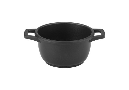  HorecaTraders Casserole | Aluminum | Ø14 cm | Gas, ceramic, oven 