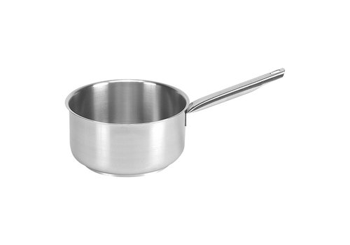  HorecaTraders Saucepan | Stainless steel | 2.3 L | Ø18 cm | Gas, electric, induction, ceramic 