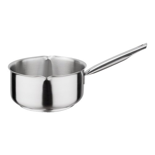  HorecaTraders Stahlpfanne | Edelstahl | 3,1 Liter | Ø20 cm | Gas, Elektro, Induktion, Keramik 
