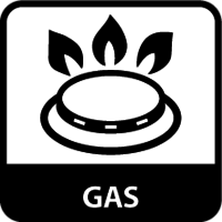 poêle à frire | Fonte | Ø24 cm | 4 L | Rouge | Gaz, induction, four