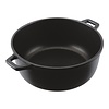 HorecaTraders Roasting pan | Aluminum High | Ø32 cm | Gas, ceramic, oven