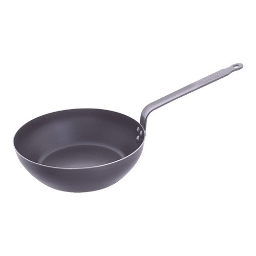  HorecaTraders Sauté pan | Sheet steel | Ø24 cm | Gas, induction, oven 