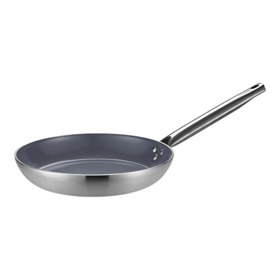 Lyonnaise-Pfanne | Antihaftbeschichtung | Aluminium | Ø20 cm | Gas, Elektro, Keramik, Backofen