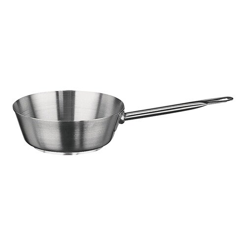  HorecaTraders Sauté pan | stainless steel | Ø16 cm | Gas, ceramic, induction 