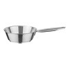 HorecaTraders Sauté pan | stainless steel | Ø18cm | 1.2 L | Gas, induction, ceramic