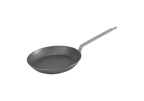  HorecaTraders Lyonnaise-Pfanne | Stahlblech | Ø22cm | Gas, Elektro, Keramik, Backofen 