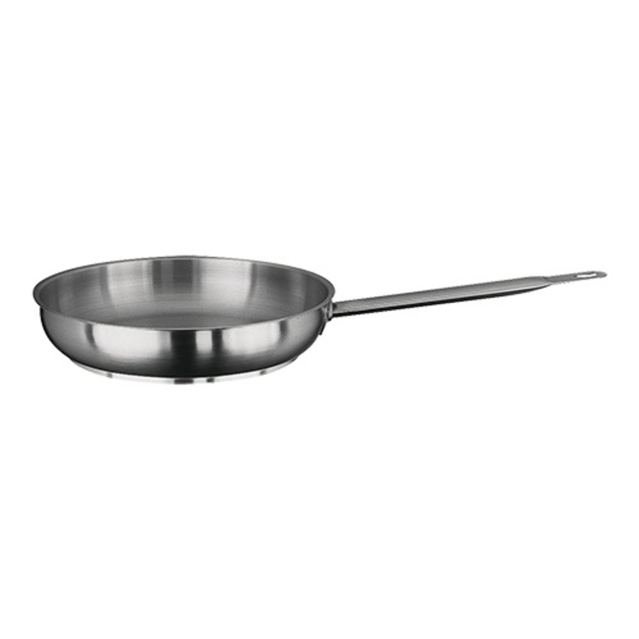 Lyonnaise pan | stainless steel | Ø24 cm | Gas, electric, ceramic