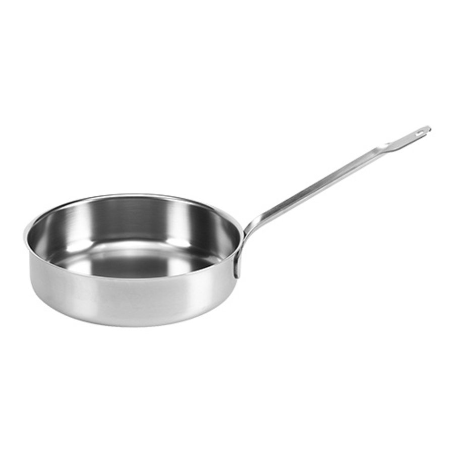Lyonnaise-Pfanne | Edelstahl | Ø24 cm | Gas, Elektro, Keramik