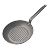 HorecaTraders Grillpfanne | Stahlblech | Ø26 cm