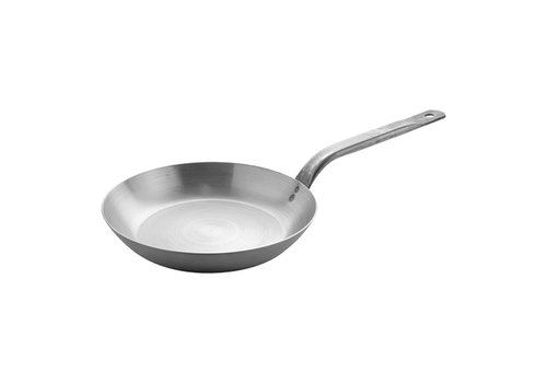  HorecaTraders lyonnaise pan | sheet steel | Ø26cm | Gas, electric, ceramic, oven 