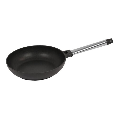  HorecaTraders Lyonnaise pan | stainless steel | Ø28cm | Gas, electric, ceramic, oven 
