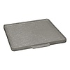 HorecaTraders Grillplatte | Gusseisen | 7,7 kg | 40 x 40 cm