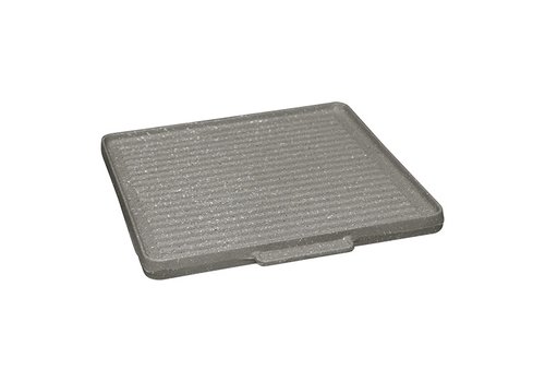  HorecaTraders Grillplatte | Gusseisen | 7,7 kg | 40 x 40 cm 