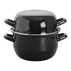 HorecaTraders Mussel pan Enamelled | Ø18cm | 2.8L | gas, electric, ceramic