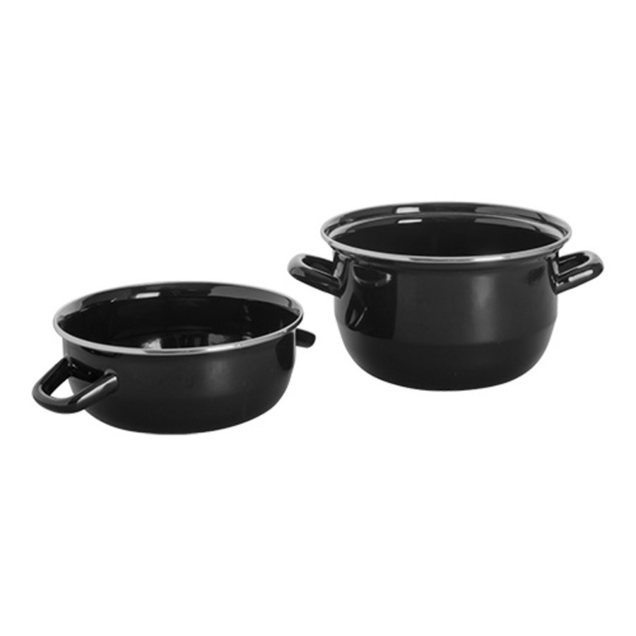 Poêle à moules émaillée | Ø18cm | 2,8 L | gaz, électrique, céramique