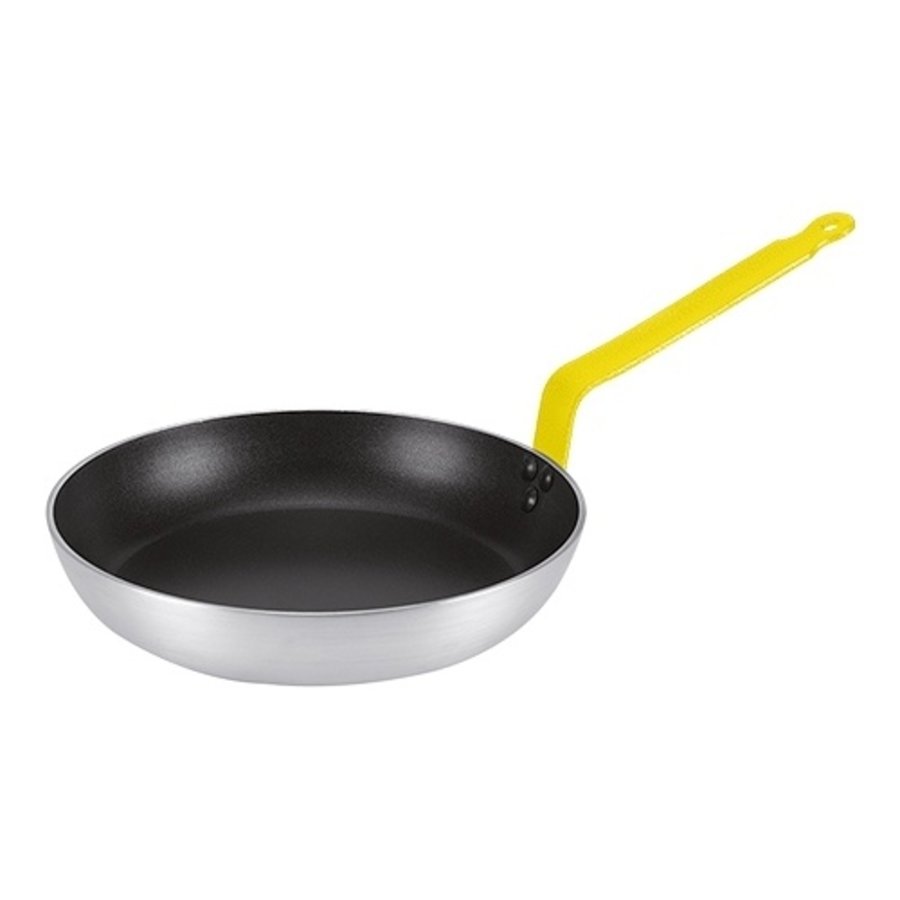 Lyonnaise-Pfanne | Grün | antihaftbeschichtet | Aluminium | Ø28cm | Gas, Elektro, Keramik