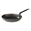 HorecaTraders Lyonnaise-Pfanne | Stahlblech | Ø32cm | Gas, Elektro, Keramik, Backofen
