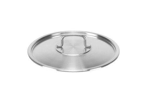  HorecaTraders Lid | stainless steel | Ø16 cm 