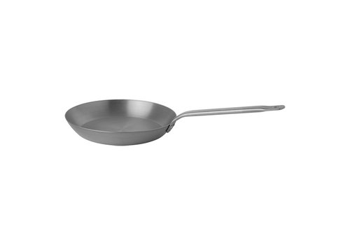  HorecaTraders Lyonnaise-Pfanne | Stahlblech | Ø34 cm | Gas, Elektro, Keramik 